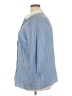 Chaps 100% Cotton Stripes Blue Long Sleeve Button-Down Shirt Size 2X - photo 5