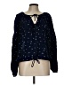Universal Thread Blue Long Sleeve Blouse Size L - photo 1