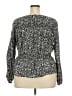 Universal Thread 100% Cotton Gray Long Sleeve Blouse Size XXL - photo 2