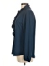 Bar III 100% Polyester Blue Long Sleeve Blouse Size M - photo 5