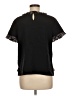 St. John Black Short Sleeve Top Size M - photo 2