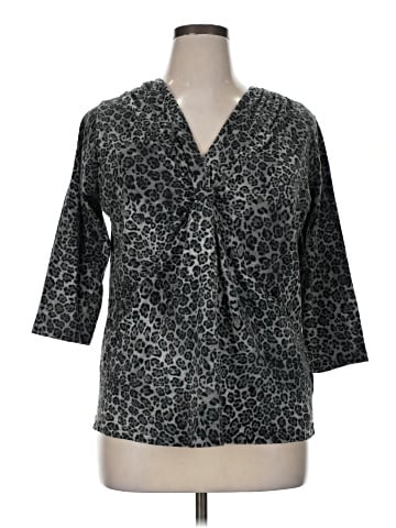 Jones New York Signature 3/4 Sleeve T-Shirt (view 1)
