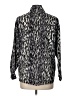 Isalis Animal Print Silver Brown Long Sleeve Button-Down Shirt Size L (estimated) - photo 2