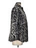 Isalis Animal Print Silver Brown Long Sleeve Button-Down Shirt Size L (estimated) - photo 4