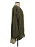 Glam 100% Polyester Green Long Sleeve Blouse Size S - photo 4