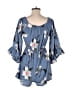 Blush 100% Polyester Blue Romper Size S - photo 2