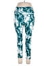 Balance Collection Print Teal Active Pants Size XL - photo 1