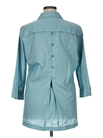 Foxcroft 3/4 Sleeve Button-Down Shirt (view 2)