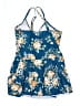 Unbranded Floral Blue One Piece Swimsuit Size XXL - photo 2