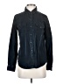 Current/Elliott Blue Long Sleeve Button-Down Shirt Size Sm (1) - photo 1