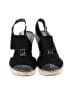 Andre Assous 100% Leather Black Wedges Size 9 - photo 2
