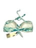 A.Che Print Green Swimsuit Top Size L - photo 2