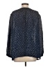 Joie 100% Silk Blue Long Sleeve Silk Top Size S - photo 2