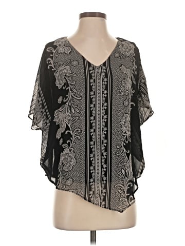 Roz & Ali Short Sleeve Blouse (view 1)