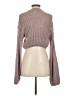 Shein 100% Acrylic Brown Pullover Sweater Size S - photo 2