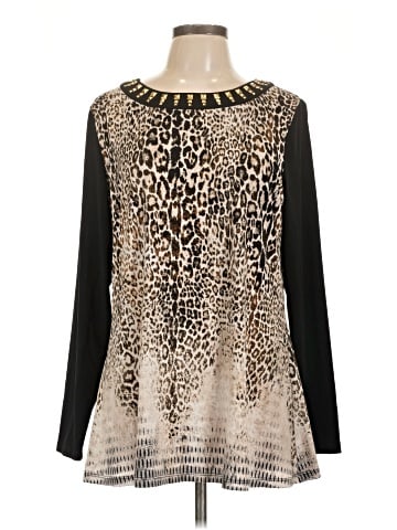 Peter Nygard Long Sleeve Blouse (view 1)