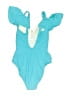 Profile by Gottex Solid Teal One Piece Swimsuit Size 8 - photo 2