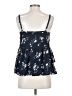 Blu Pepper 100% Polyester Blue Sleeveless Blouse Size S - photo 2