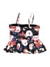 Unbranded Floral Black Swimsuit Top Size 0X - photo 2