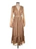 Japna 100% Polyester Tan Casual Dress Size S - photo 1