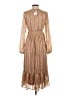 Japna 100% Polyester Tan Casual Dress Size S - photo 2