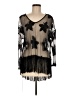 Unbranded Black 3/4 Sleeve Blouse Size M (estimated) - photo 1