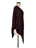 BCBGMAXAZRIA Burgundy Poncho One size - photo 4