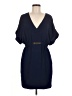 Zara Basic 100% Acetate Solid Blue Casual Dress Size M - photo 1