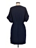 Zara Basic 100% Acetate Solid Blue Casual Dress Size M - photo 2