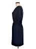Zara Basic 100% Acetate Solid Blue Casual Dress Size M - photo 5