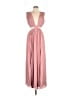 Michael Costello X Revolve 100% Polyester Pink Cocktail Dress Size L - photo 1