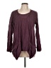 Johnny Was 100% Cotton Burgundy Long Sleeve Blouse Size L - photo 1