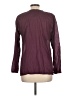 Johnny Was 100% Cotton Burgundy Long Sleeve Blouse Size L - photo 2