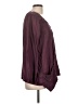 Johnny Was 100% Cotton Burgundy Long Sleeve Blouse Size L - photo 4