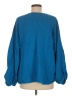 AVALIN 100% Cotton Blue Long Sleeve Top One size - photo 2