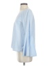 Zara Stripes Blue Long Sleeve Blouse Size S - photo 5