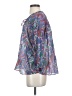 Sundry 100% Cotton Blue 3/4 Sleeve Blouse Size Sm (1) - photo 5