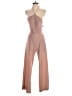 Sur La Cote 100% Polyester Hearts Brown Jumpsuit Size XS - photo 1