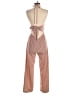 Sur La Cote 100% Polyester Hearts Brown Jumpsuit Size XS - photo 2