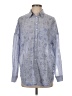 Anthropologie Print Blue Long Sleeve Blouse Size XS - photo 1