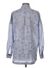 Anthropologie Print Blue Long Sleeve Blouse Size XS - photo 2