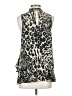 Parker 100% Silk Ivory Sleeveless Silk Top Size S - photo 2