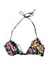 Relleciga Floral Purple Swimsuit Top Size S - photo 1