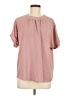 Shein Pink Short Sleeve Blouse Size 8 - 10 - photo 1