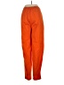 The Drop 100% Cotton Solid Orange Casual Pants Size S - photo 2