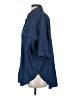 Storets 100% Cotton Blue 3/4 Sleeve Button-Down Shirt Size Sm - Med - photo 5