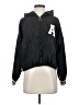 New Look 100% Polyester Graphic Black Windbreaker Size S - photo 1