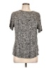 Old Navy Animal Print Silver Short Sleeve T-Shirt Size L - photo 1