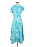 Perceptions Paisley Blue Cocktail Dress Size S - photo 2