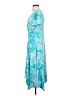 Perceptions Paisley Blue Cocktail Dress Size S - photo 5